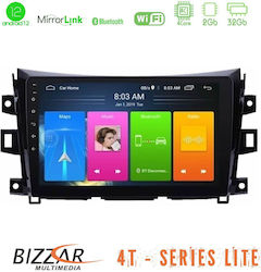 Bizzar 4T Series Ηχοσύστημα Αυτοκινήτου για Nissan Navara NP300 (Bluetooth/USB/WiFi/GPS) με Οθόνη Αφής 9"