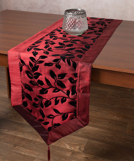 Silk Fashion Runner 081 Burgundy 40x175cm