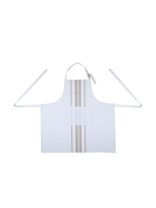 Spitishop Chaumont Ficelle Apron White 80x80cm