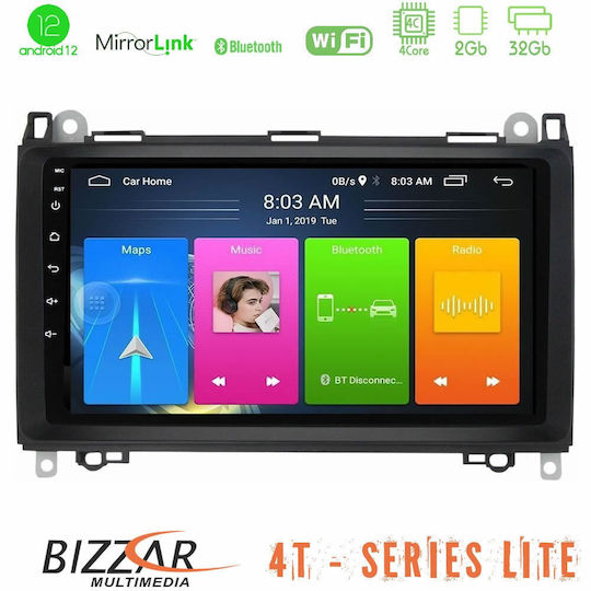 Bizzar Ηχοσύστημα Αυτοκινήτου για Mercedes-Benz Vito / Sprinter / Viano / A Class 2004-2019 (Bluetooth/USB/WiFi/GPS/Apple-Carplay/Android-Auto) με Οθόνη 9"