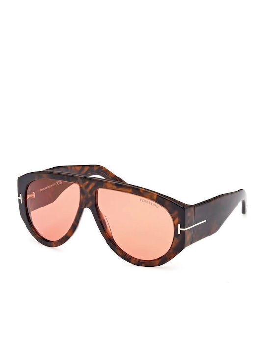 Tom Ford Unisex Γυαλιά Ηλίου με Καφέ Ταρταρούγα...