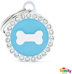 My Family Glam Knochen Hunde-Identifikationsmar...