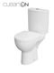 Cersanit Parva New Clean On Floor-Standing Toilet with Flush White
