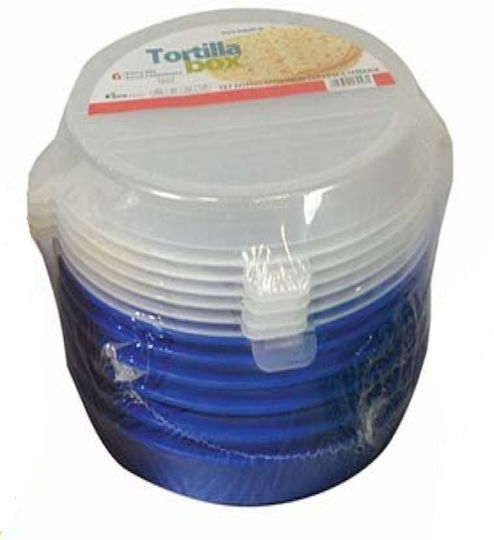 Sidirela Plastic Lunch Box Transparent 25x25cm 6pcs