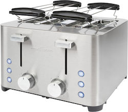 Profi Cook PC-TA 1252 Φρυγανιέρα 4 Θέσεων 1500W Inox