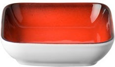 Lukanda Galaxy-B Dip Serving Bowl Round made of Porcelain Red with Diameter 10cm 24pcs
