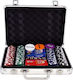 Modiano Set 200 Poker Chips 11.5gr in Suitcase