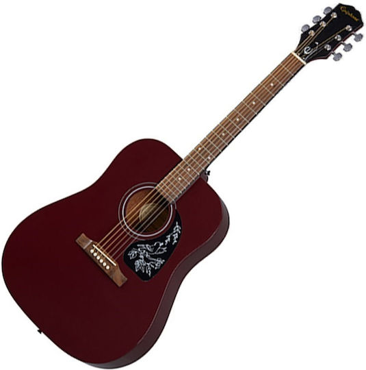 Epiphone Acoustic Guitar Red