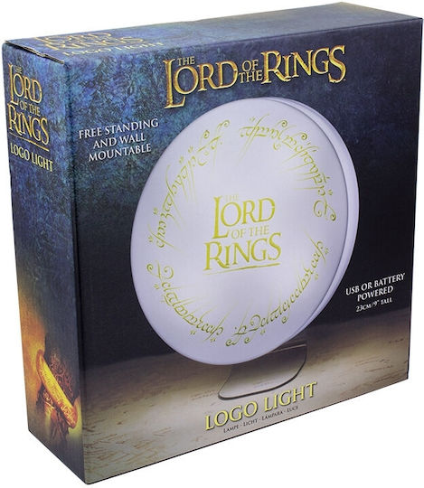 Paladone Lord Rings Logo Decorative Lamp White