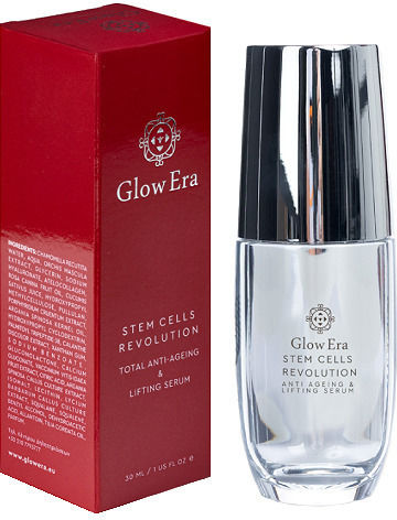 Glow Era Stem Cells Revolution Anti-aging Serum Face with Hyaluronic Acid for Detoxification & Radiance 30ml