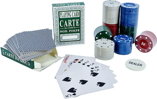 Due esse Set 100 Fise de Poker Numărate cu Pachet de Carti