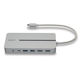 Lindy USB-C Docking Station with HDMI 4K PD Ethernet and Support for 2 Monitors Gray (43360)