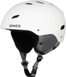 Sinner Bingham Helmet for Ski & Snowboard Matte White