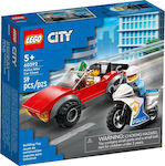 Lego City Police Bike Car Chase pentru 5+ ani