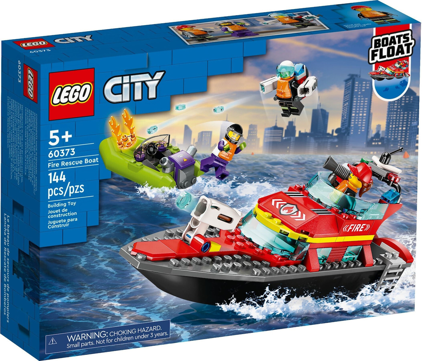 rescue boat lego city barca pompieri