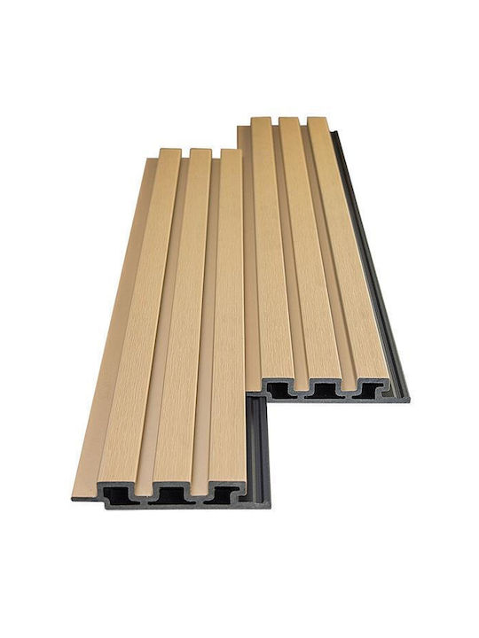 3D Wall Panels From PVC Screw-on Light Oak 25/1...