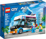 Lego City Penguin Slushy Van pentru 5+ ani