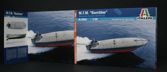 Italeri MTM Barchino Modellfigur Schiff 44 Teile im Maßstab 1:35 19.1cm.
