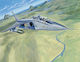 Italeri Jaguar T.2 Modeling Figure Airplane in Scale 1:72 24cm.