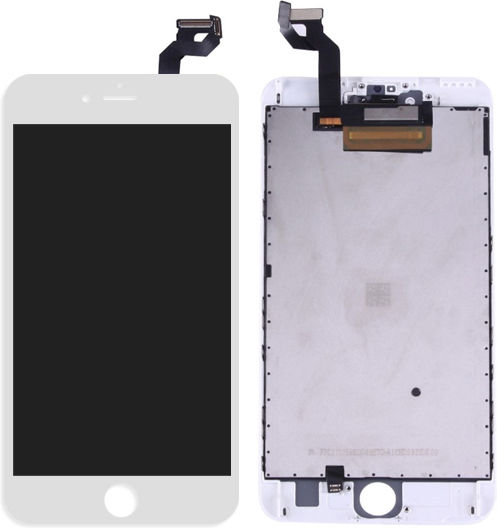 Οθόνη mit Touch-Mechanismus für iPhone 6s Plus Realme 6s (Weiß)