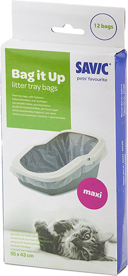 Savic Bag It Up Σακούλες Katzenklo 55x43cm 12Stück