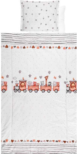 Lorelli Set Pentru Patut Train Gri 4buc piese