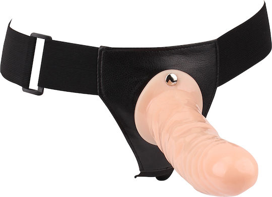 Chisa Novelties Harness με Dildo 19cm στο χρώμα του δέρματος