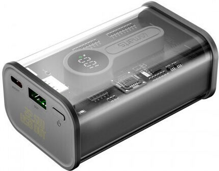4Smarts Lucid Block Power Bank 9000mAh 22.5W με Θύρα USB-A Quick Charge 3.0 Γκρι