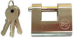 EDM Grupo Steel Padlock Monoblock with Key 20mm 1pcs