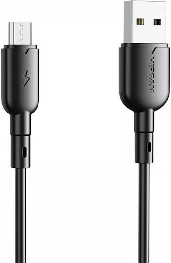 Vipfan Colorful X11 Regulär USB 2.0 auf Micro-USB-Kabel Schwarz 1m 1Stück