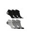 GSA Supercotton Athletic Socks Black/Grey/White 6 Pairs