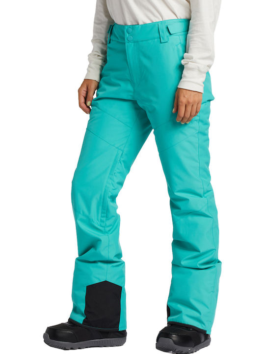 Billabong A/Div Malla F6PF06BIF2-1977 Women's Trousers for Ski & Snowboard Turquoise