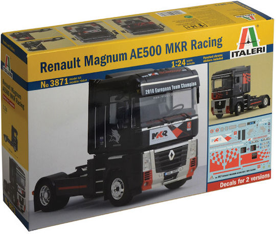 Italeri Renault Renault Magnum AE500 MKR Racing Modeling Figure Car in Scale 1:24 25cm.
