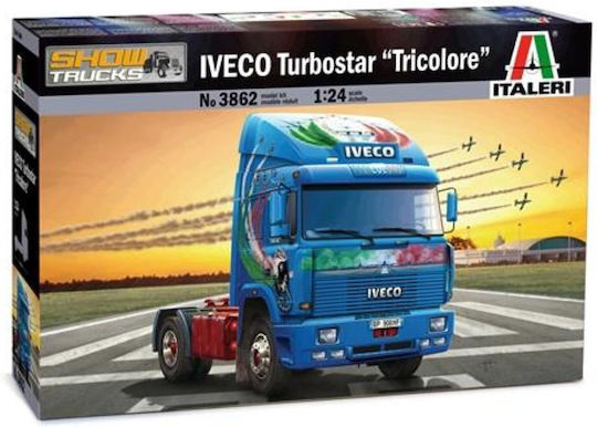 Italeri Iveco Turbostar Tricolore Modeling Figure Car in Scale 1:24 24cm.