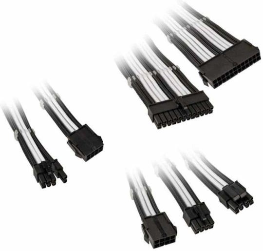 Kolink Core Adept Braided Cable Extension Kit Peripheral - Peripheral Cable Μαύρο COREADEPT-EK-BWH