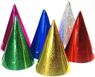 PartyDeco Party Hats Iridescent Paper Party Hats 20pcs 20pcs CZAP200