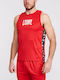 Leone 1947 Ambassador Sleeveless Shirt AB218-RD for Boxing Red