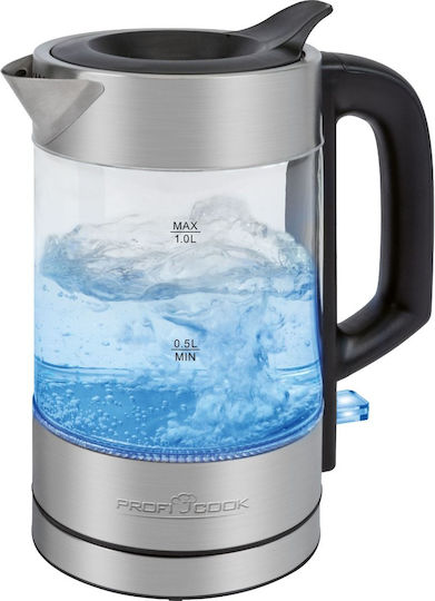 Profi Cook PC-WKS 1229 G Електрическа Кана 1л 1600W Сребриста