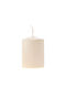 Iliadis Decorative Candle Ecru 7x10cm 4pcs