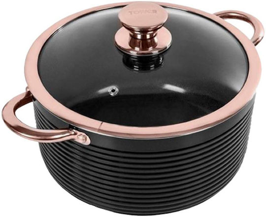 TnS Βαθιά Κατσαρόλα από Αλουμίνιο 26cm Black Bronze