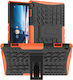 Husă Back Cover Textură Anvelopă Durabilă Portocalie (Lenovo Tab M10 10.1")