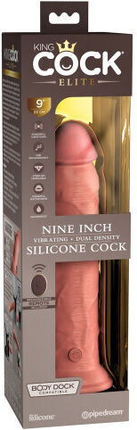 Pipedream King Cock Elite Realistisch Vibrator mit Fernbedienung 24.8cm Flesh