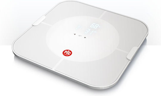 PiC Solution Bodystation Smart Cantar cu Bluetooth in culoare Alb