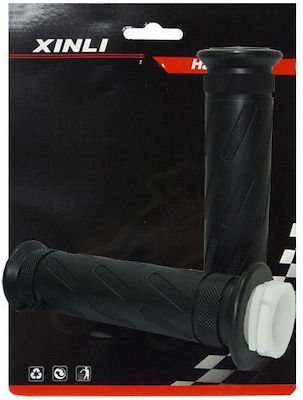 Xinli Motorcycle Grips XL-10 130mm in Black Colour