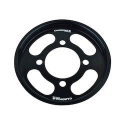 Cardinals Protecție pinion față motocicletă Yamaha Crypton-X 135 Negru
