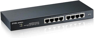 Zyxel GS1900-8 Managed L2 Switch με 8 Θύρες Gigabit (1Gbps) Ethernet