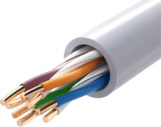Powertech U/UTP Kat.5e Netzwerkkabel Ethernet Ohne Netzwerkkabel 100m Graue