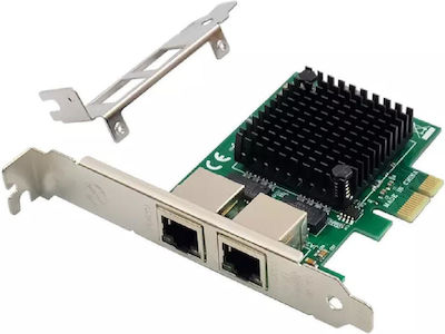 Powertech Carte de rețea cablată Gigabit (1Gbps) Ethernet PCI-e