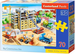 Kids Puzzle Big Construction Site for 5++ Years 70pcs Castorland