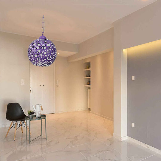 Lustră Violet cu Dulie E27 24cm.